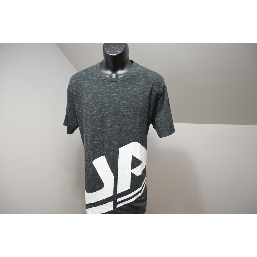 Under Armour T-Shirt Mens Large Grey Graphic Short Sleeve HeatGear Excellent